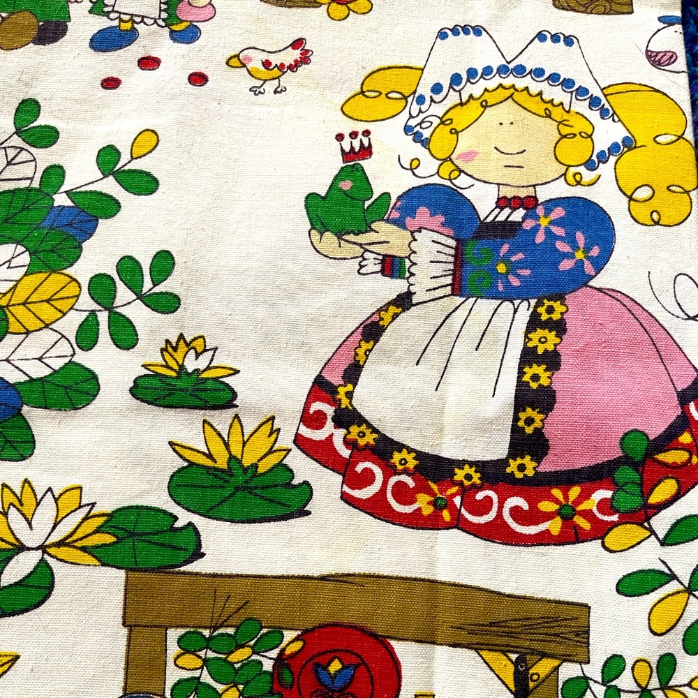 Storybook Printed Cotton Fabric #1 - Picture 6 of 8